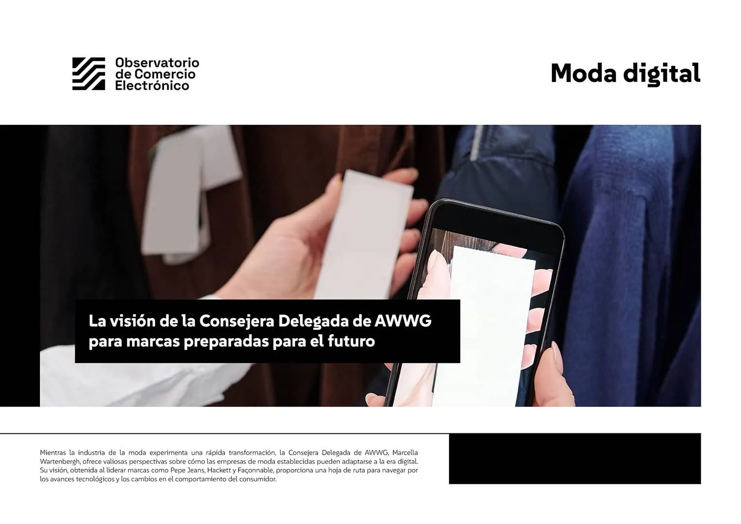 Moda digital: La visión de la Consejera Delegada de AWWG para marcas preparadas para el futuro