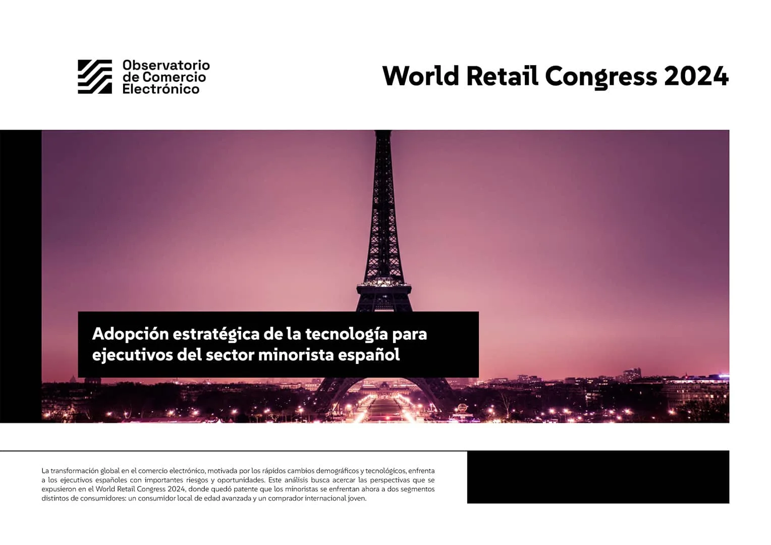 World Retail Congress 2024. Adopción estratégica de la tecnología para ejecutivos del sector minorista español