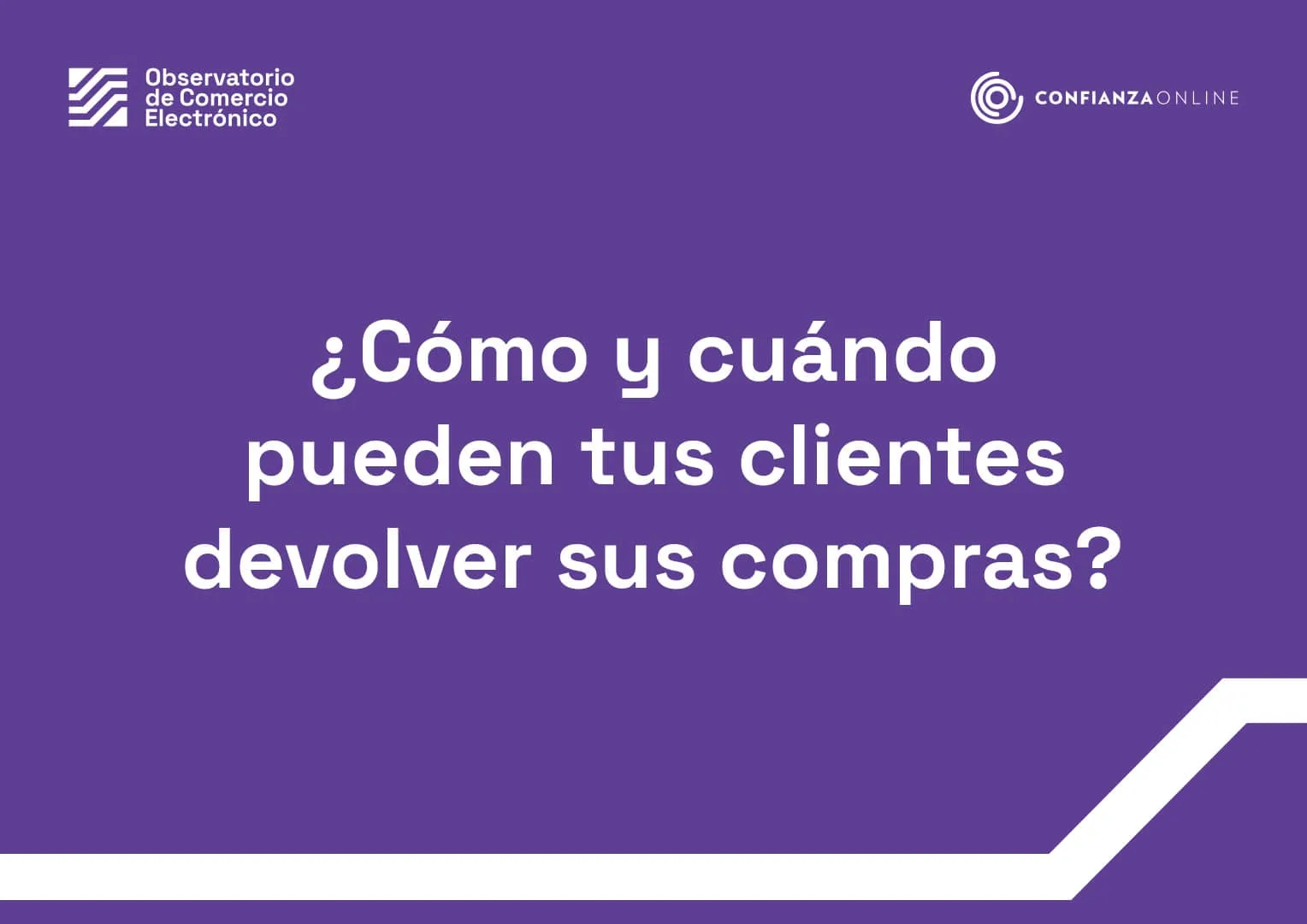 ¿Cómo y cuándo pueden tus clientes devolver sus compras?